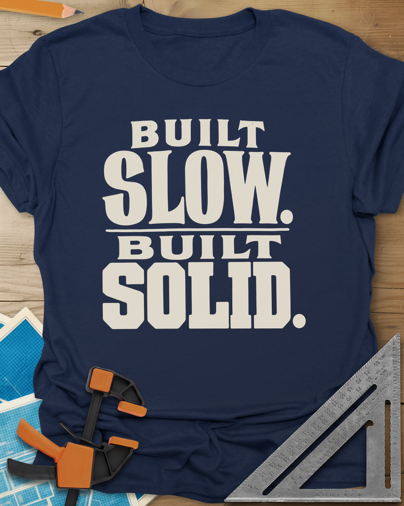 Built Solid Tee — navy