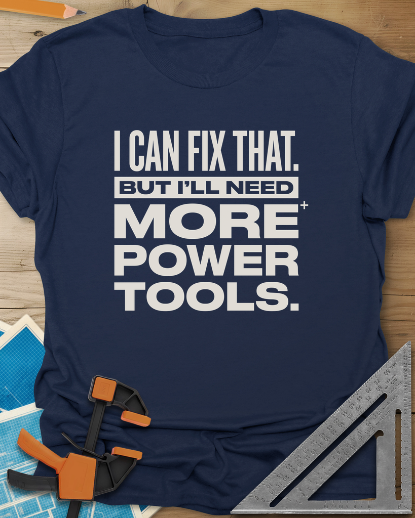 I Can Fix That Tee — navy