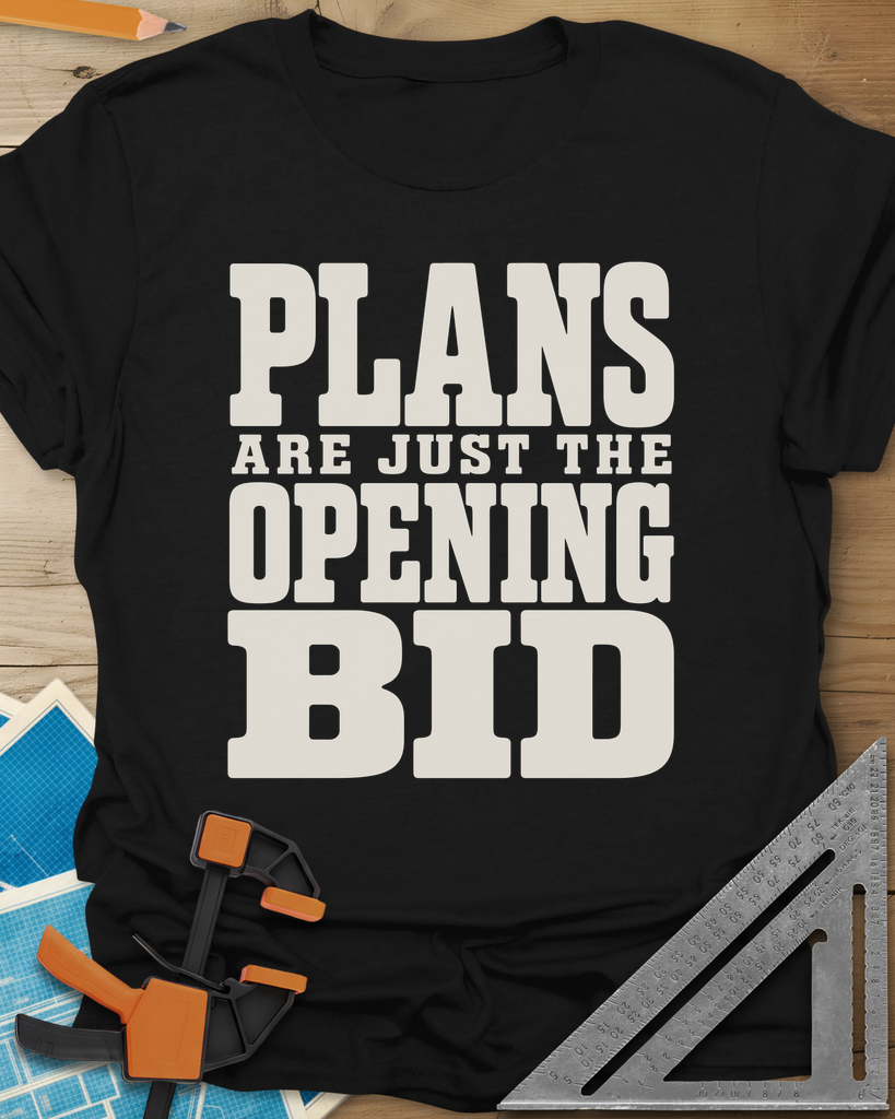 Opening Bid Tee — black