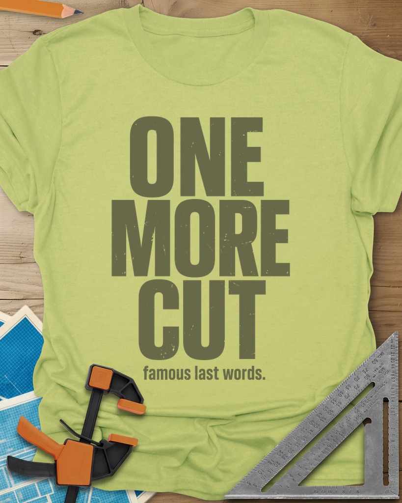 One More Cut Tee — pistachio