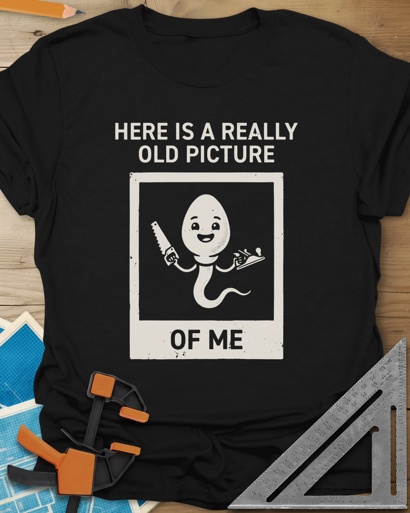 Old Picture Tee — black