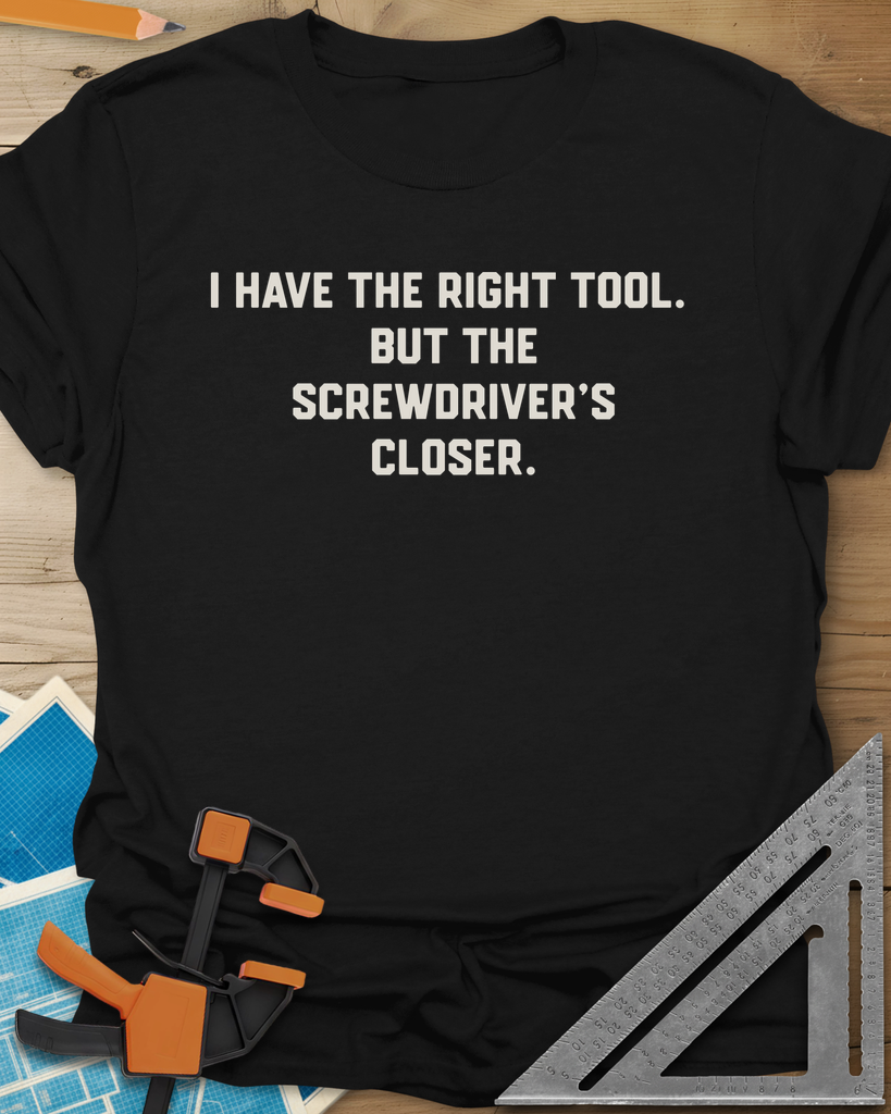 Right Tool Tee — black