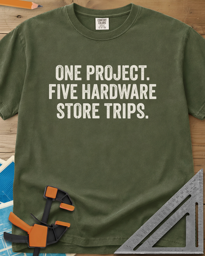 Five Store Trips - Premium Heavyweight Tee — hemp