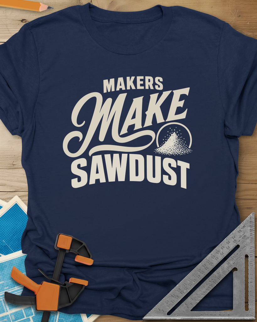 Make Sawdust Tee — navy