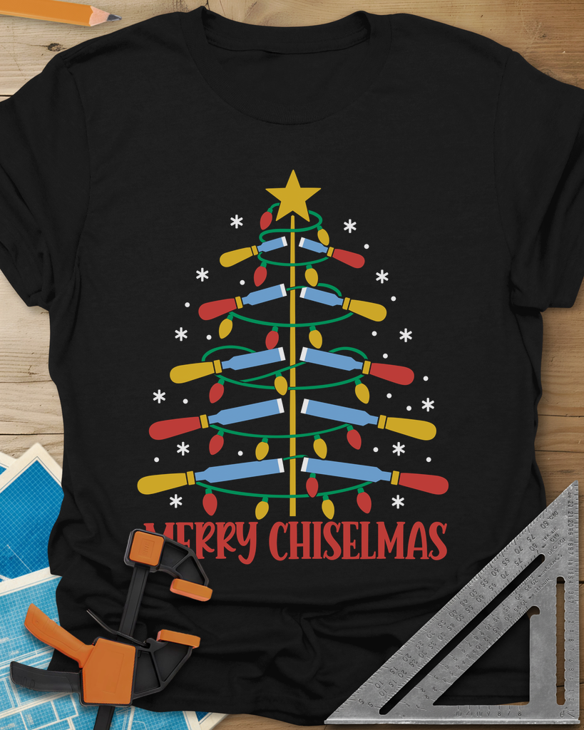 Chiselmas Tee — black