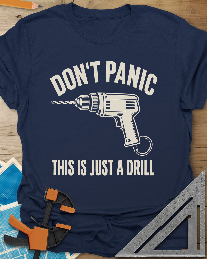 Just A Drill Tee — navy