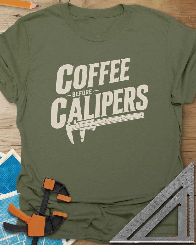 Coffee First Tee — military_green