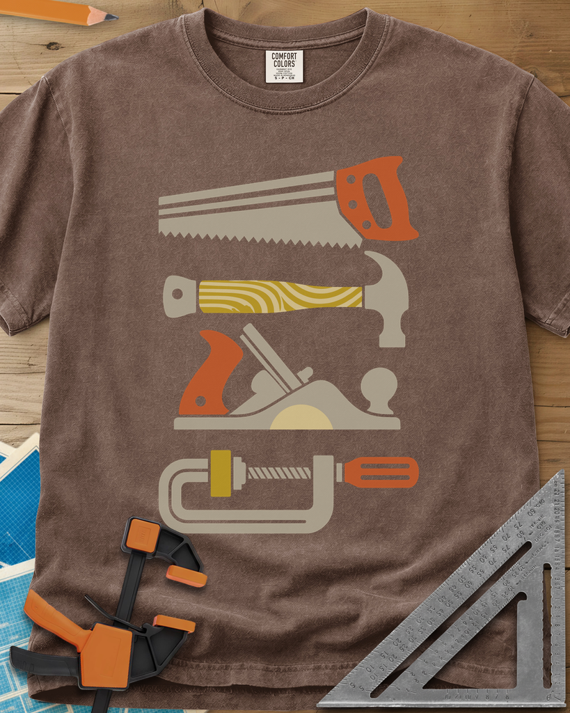 Tools Of The Trade - Premium Heavyweight Tee — espresso