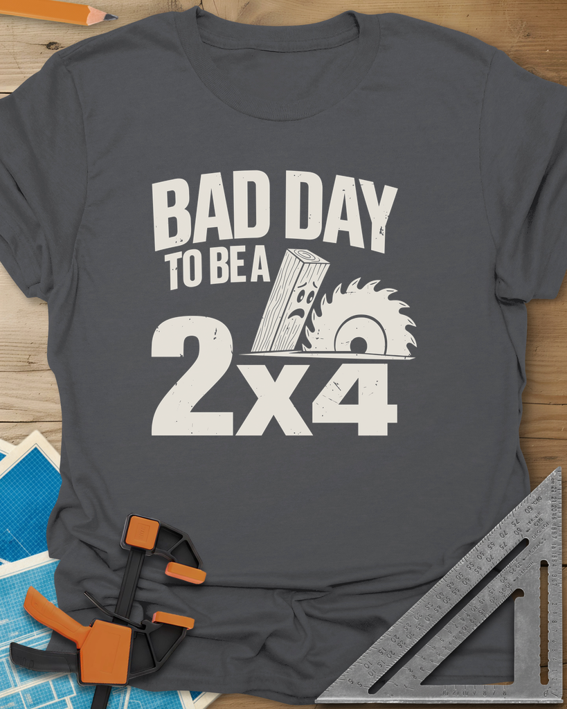 Bad Day 2x4 Tee — charcoal