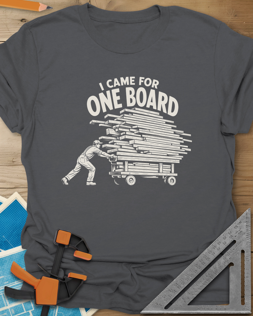 One Board Tee — charcoal