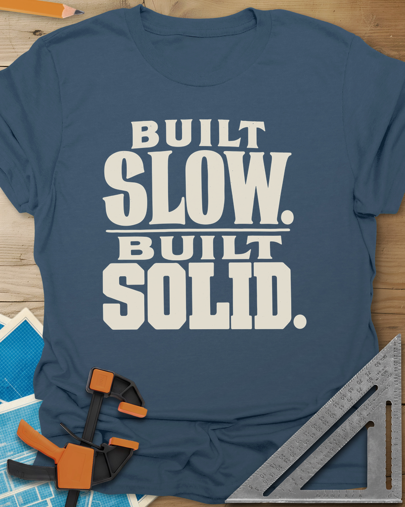 Built Solid Tee — indigo_blue