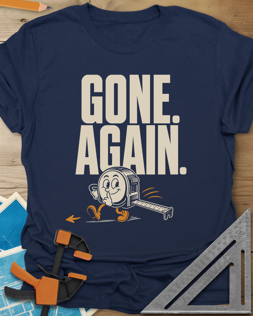 Gone Again Tee — navy