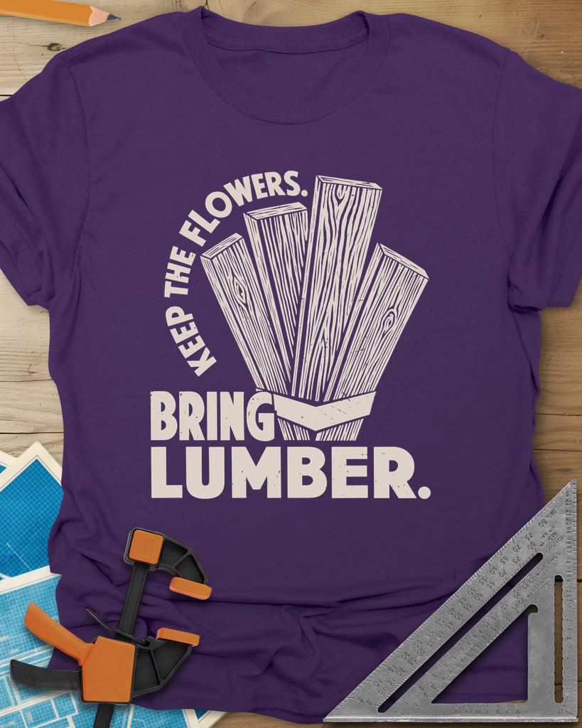 Bring Lumber Tee — purple