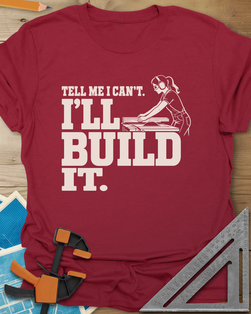 Build It Tee — cardinal_red