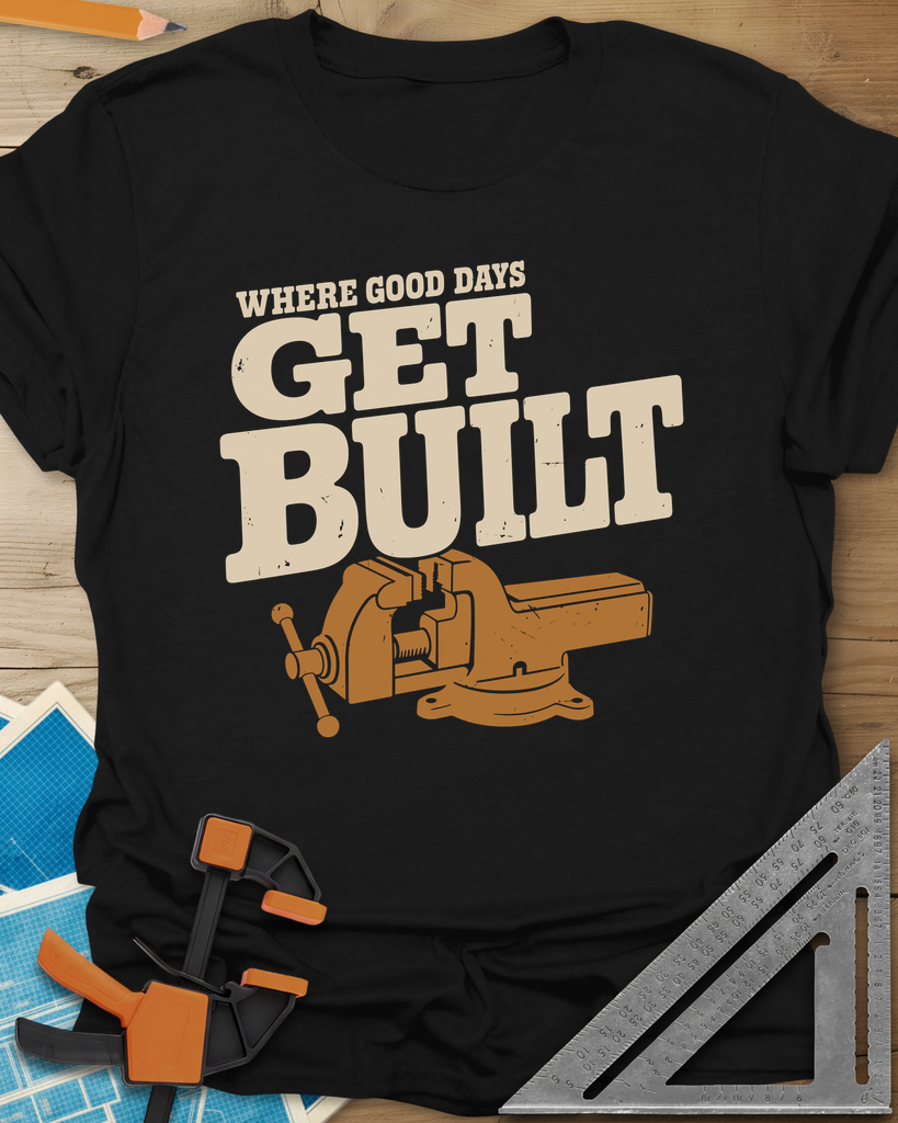 Get Built Tee — black
