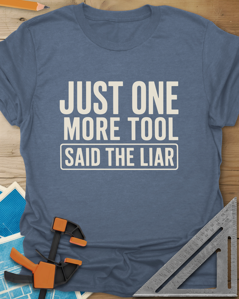 More Tools Tee — heather_indigo