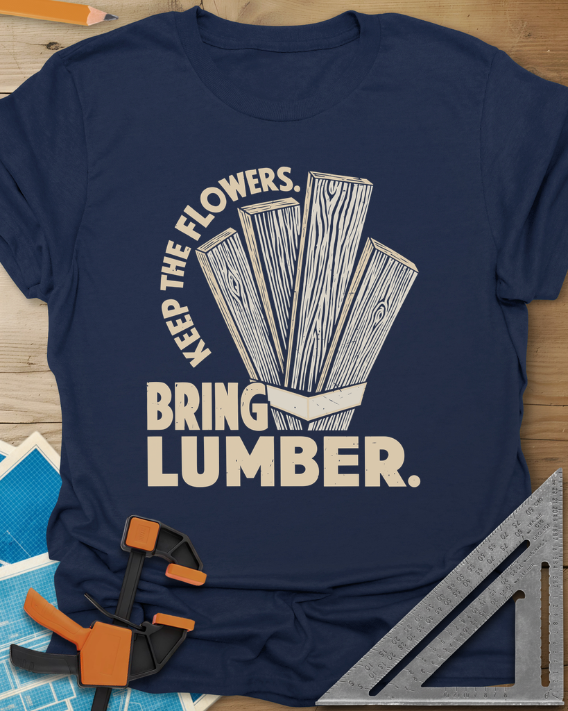 Bring Lumber Tee — navy