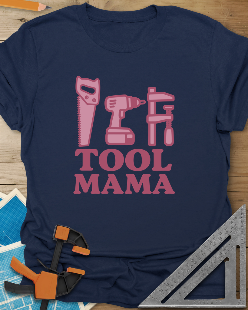 Tool Mama Tee — navy