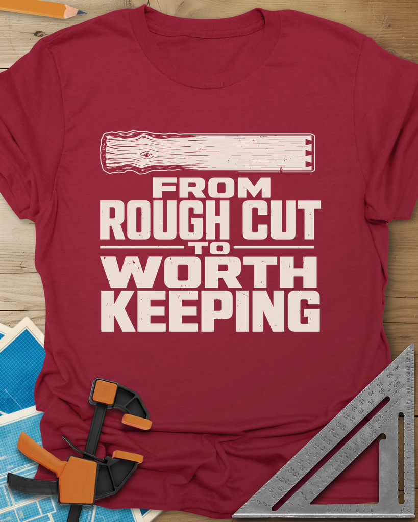 Rough To Worthy Tee — cardinal_red