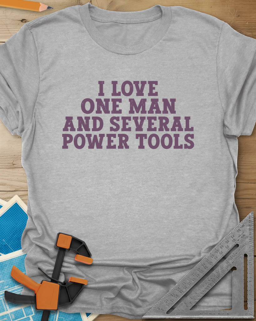 Love & Power Tools Tee — sport_grey