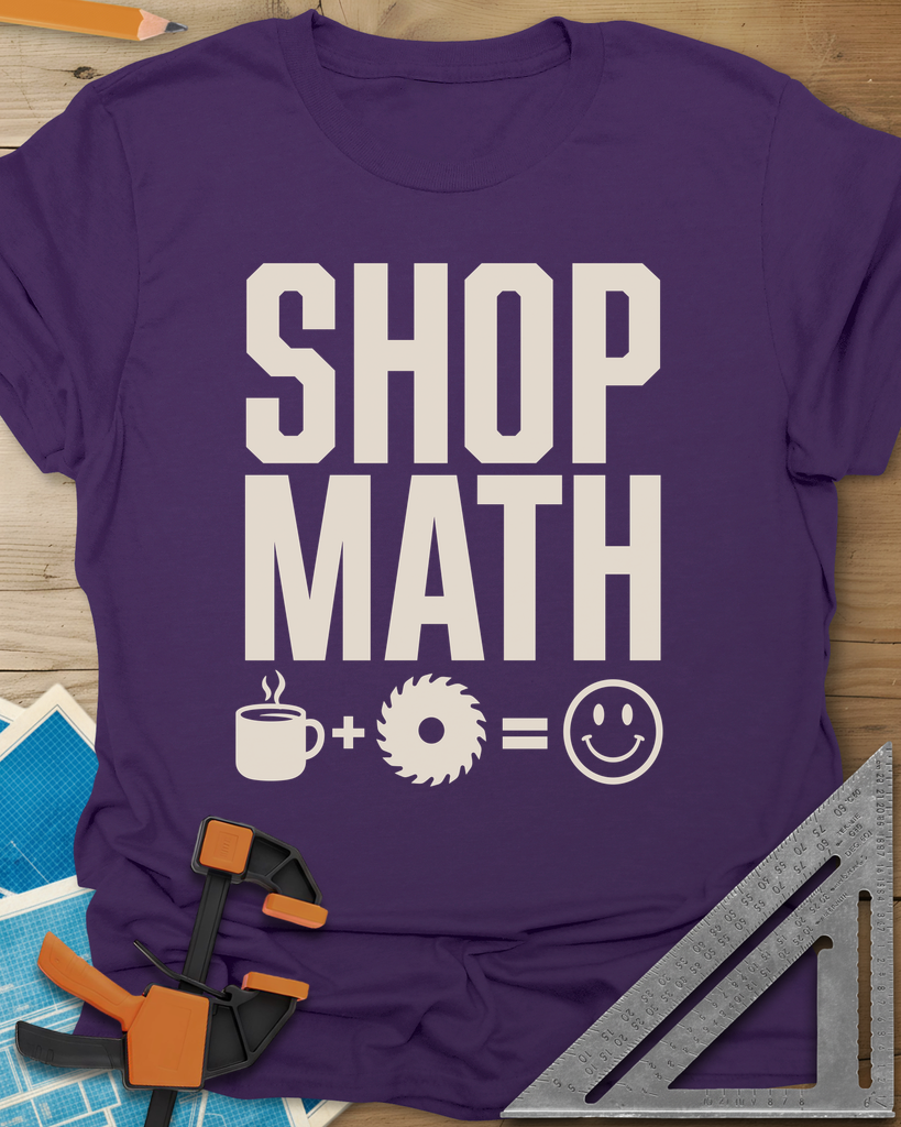 Shop Math Tee — purple