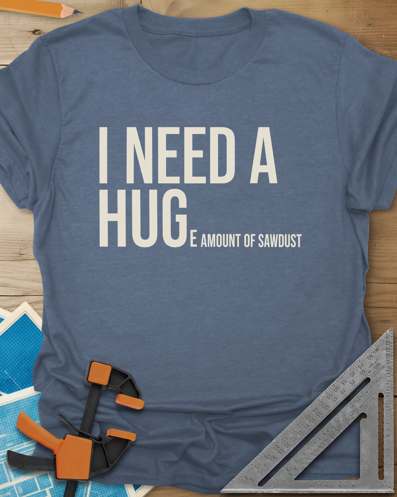 Need Sawdust Tee — heather_indigo