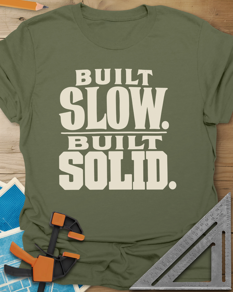 Built Solid Tee — military_green