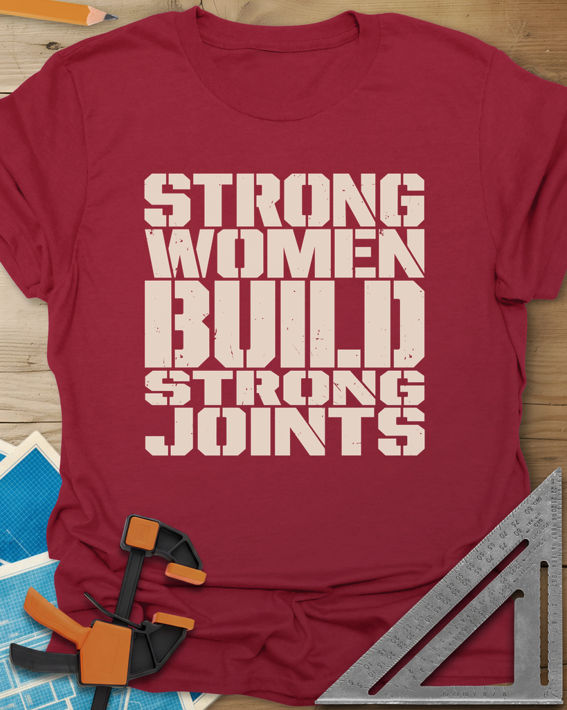 Strong Women Tee — cardinal_red