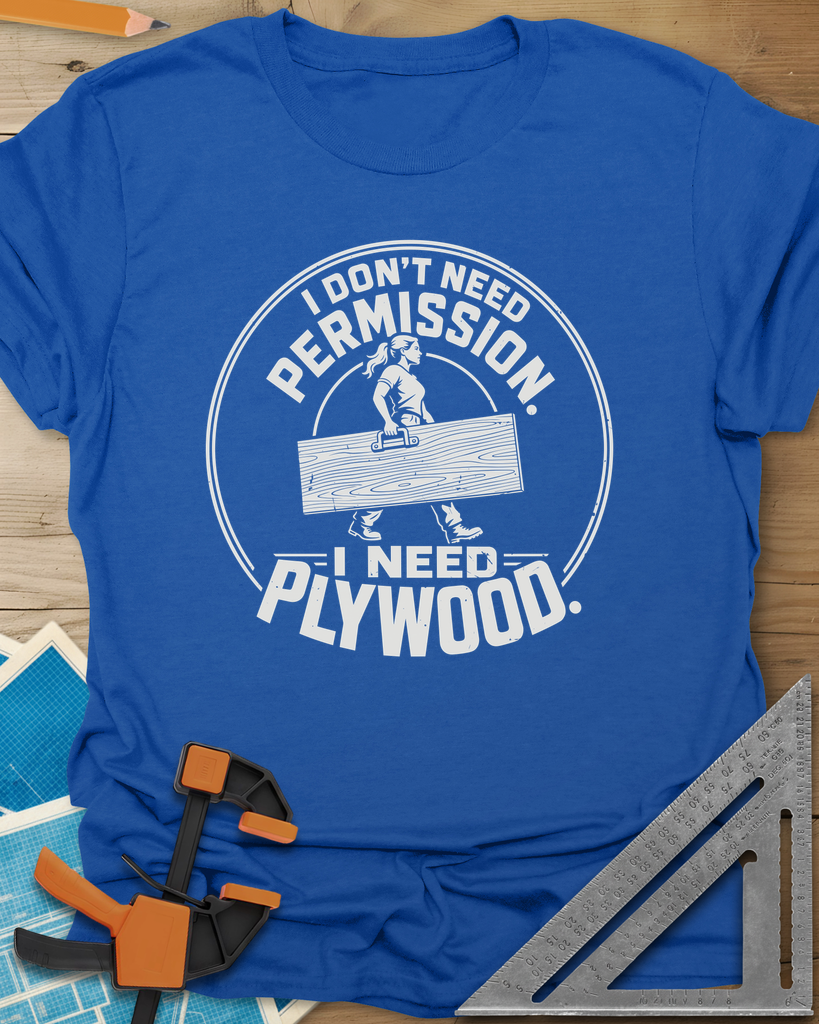 Need Plywood Tee — royal