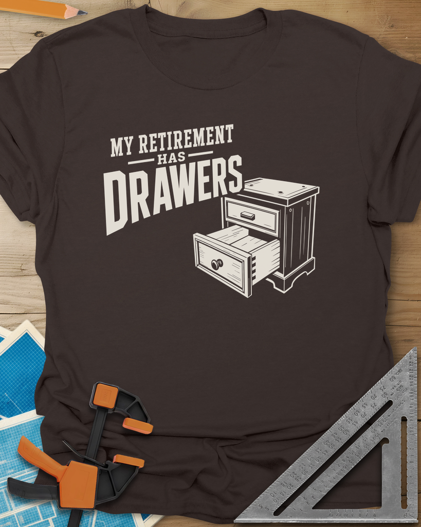 Retirement Drawers Tee — dark_chocolate