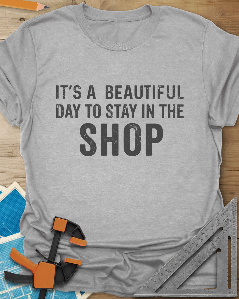Stay In The Shop Tee — sport_grey