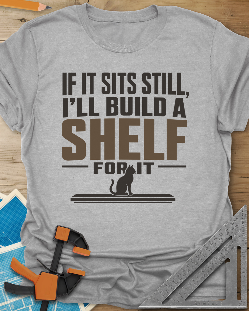 Build A Shelf Tee — sport_grey