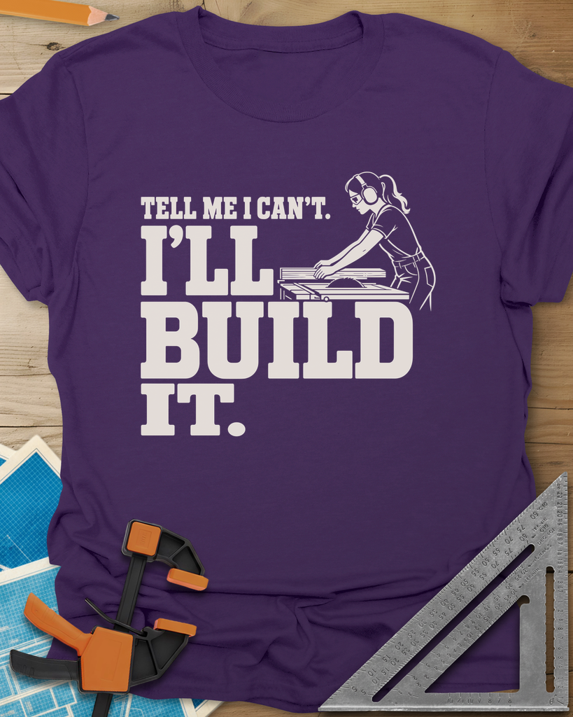 Build It Tee — purple