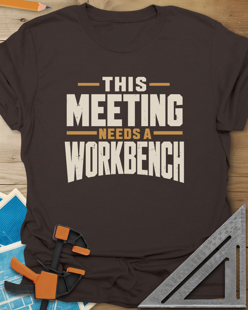 Meeting Workbench Tee — dark_chocolate