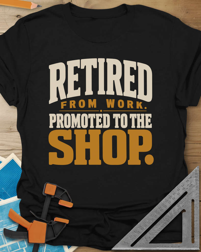 Retired Promoted Tee — black