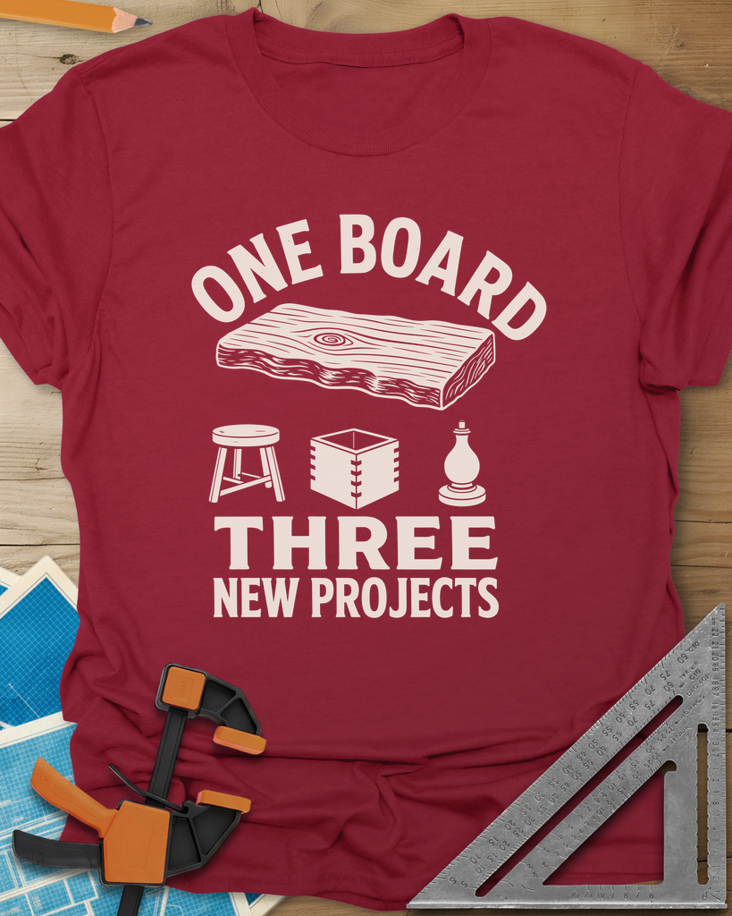 One Board Tee — cardinal_red