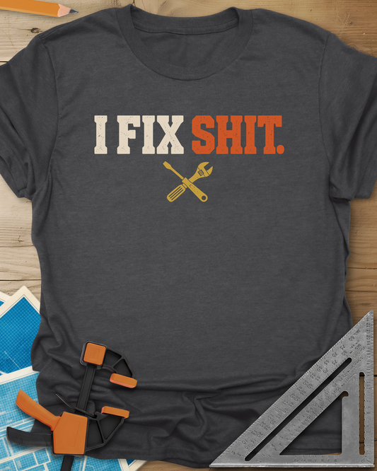 Fix-It Guy Tee — dark_heather_grey