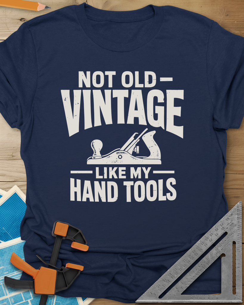 Vintage Tools Tee — navy