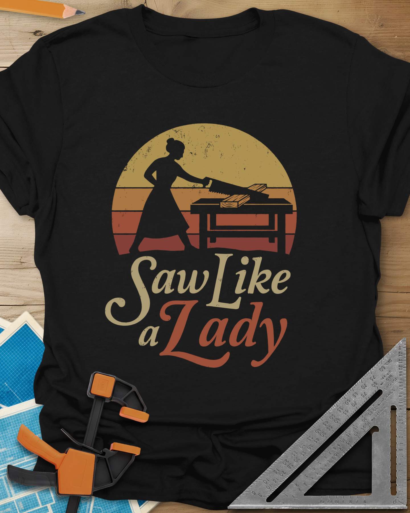 Saw Like A Lady Tee