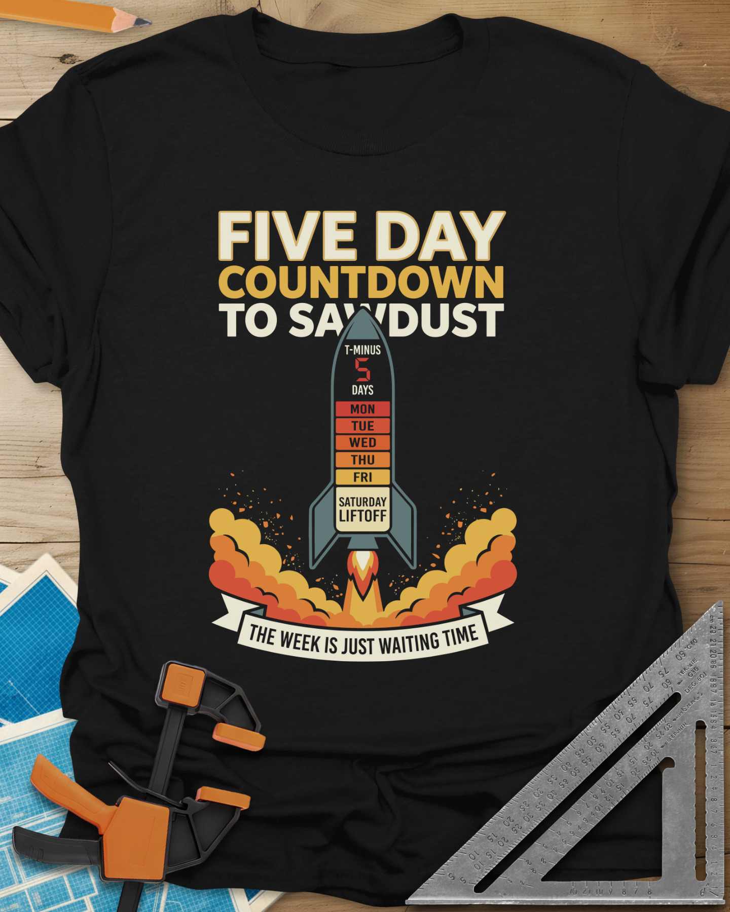 Countdown to Sawdust Tee