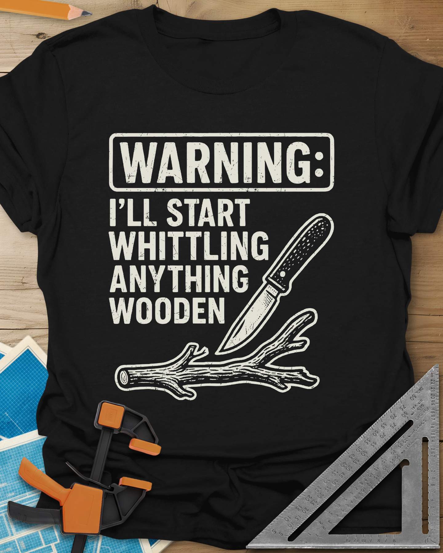 I'll Start Whittling Tee