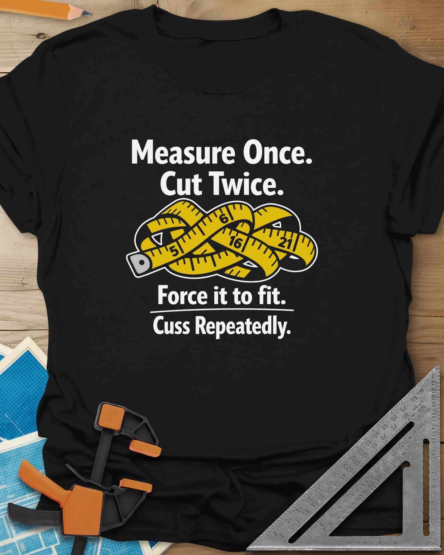 Measure Once Tee