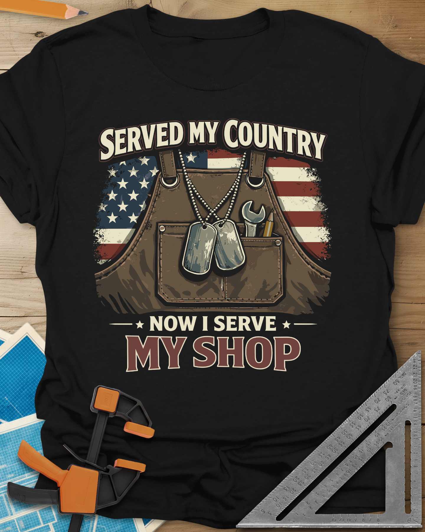Now I Serve My Shop Tee