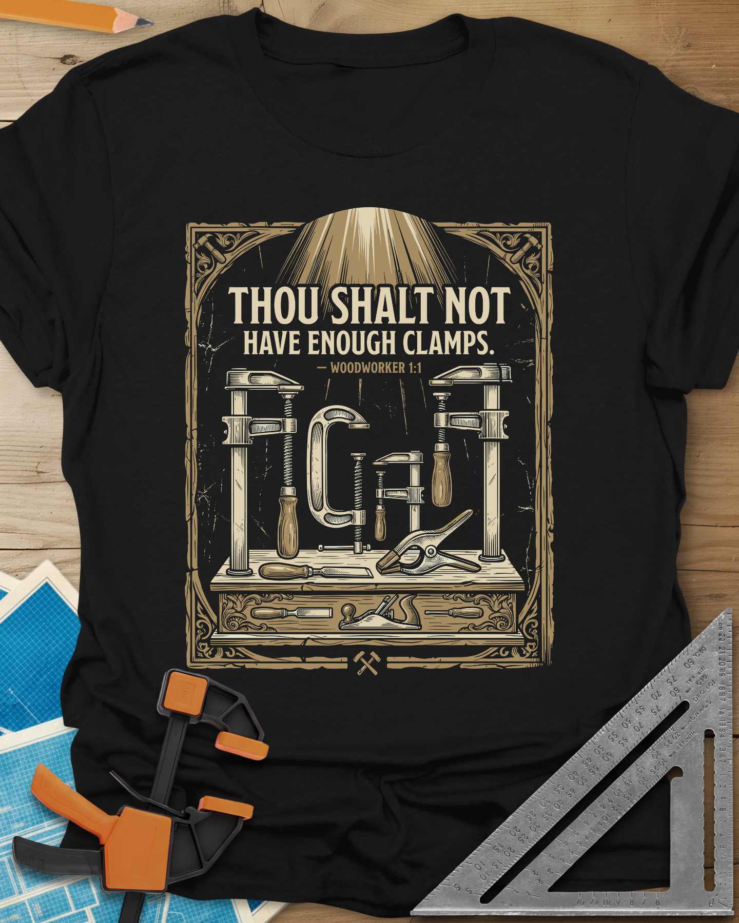 Thou Shalt Have Clamps Tee