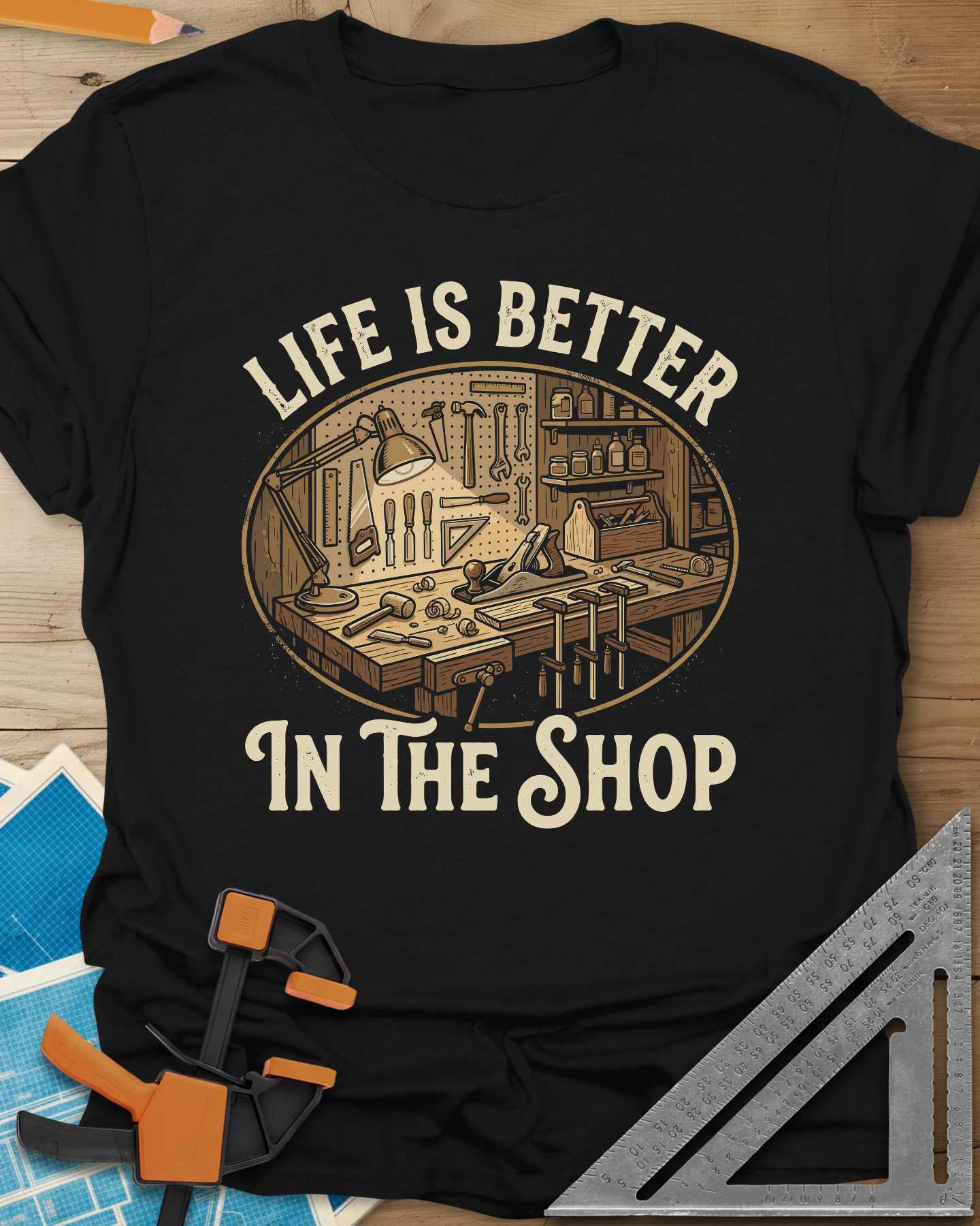 Life Is Better In The Shop Tee