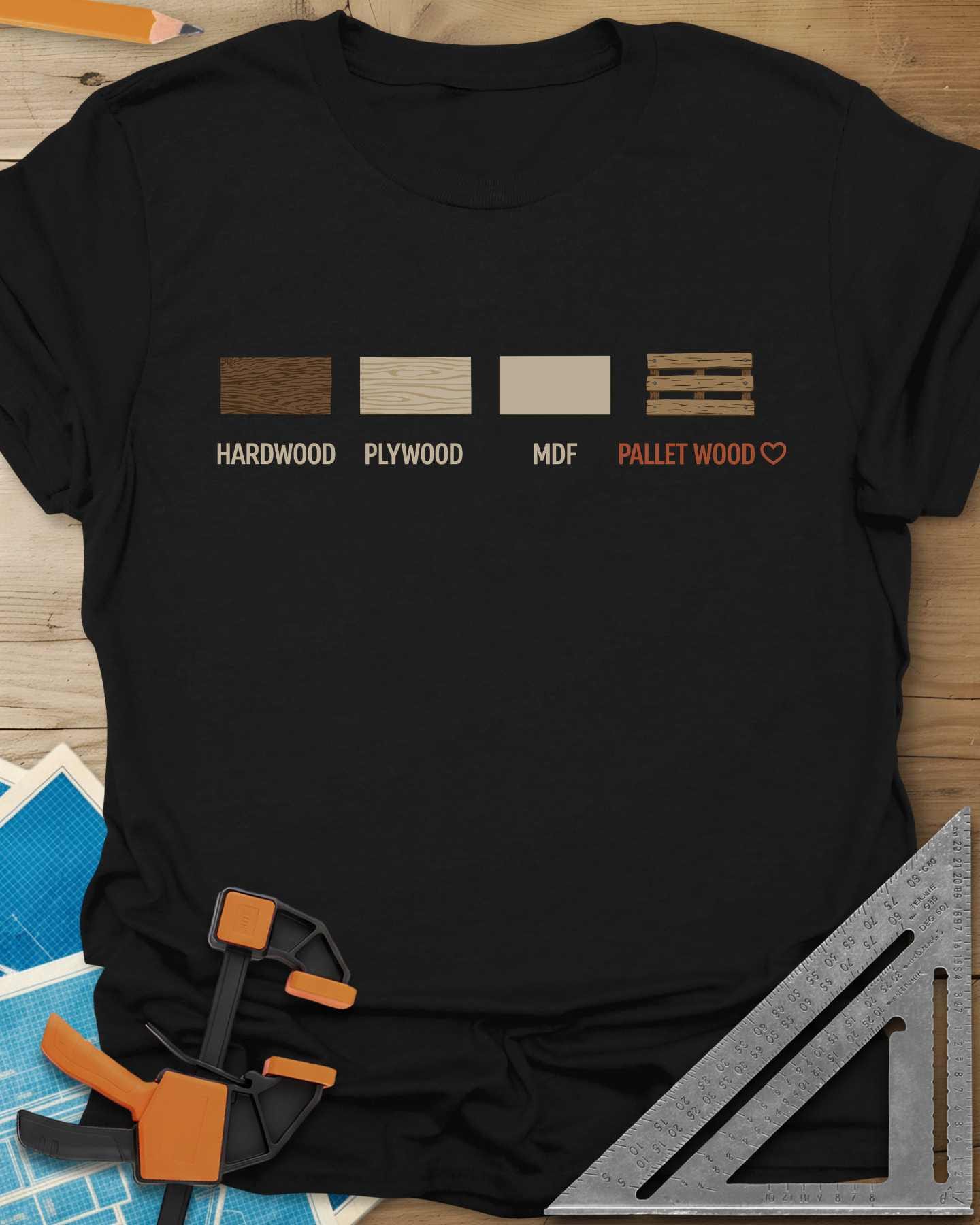 I Love Pallet Wood Tee