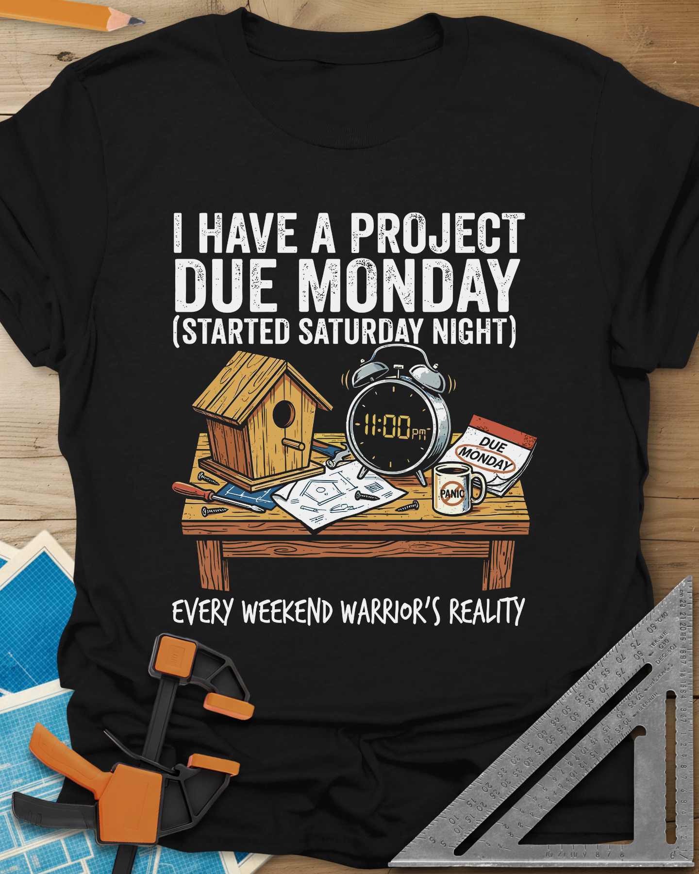 Project Due Monday Tee