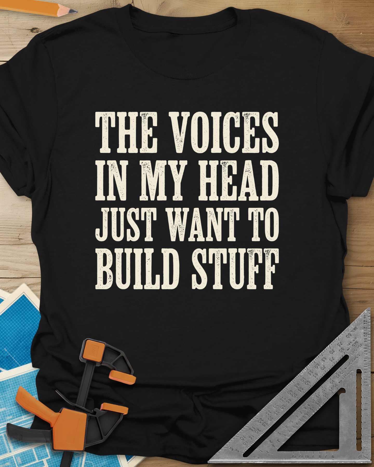 Voices In My Head Woodworker Tee