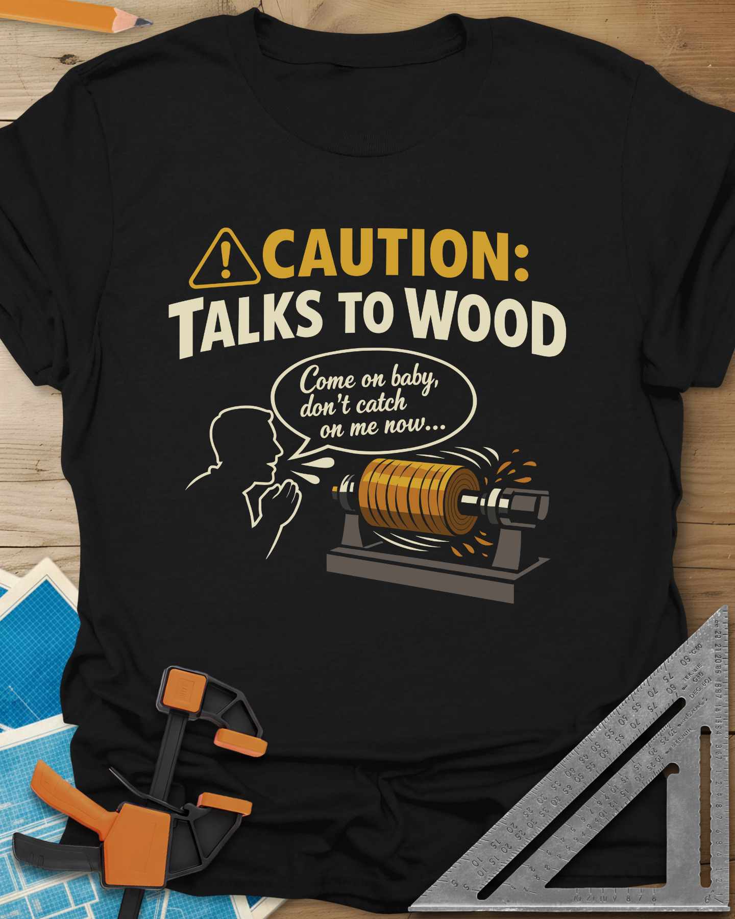 Talks to Wood Tee
