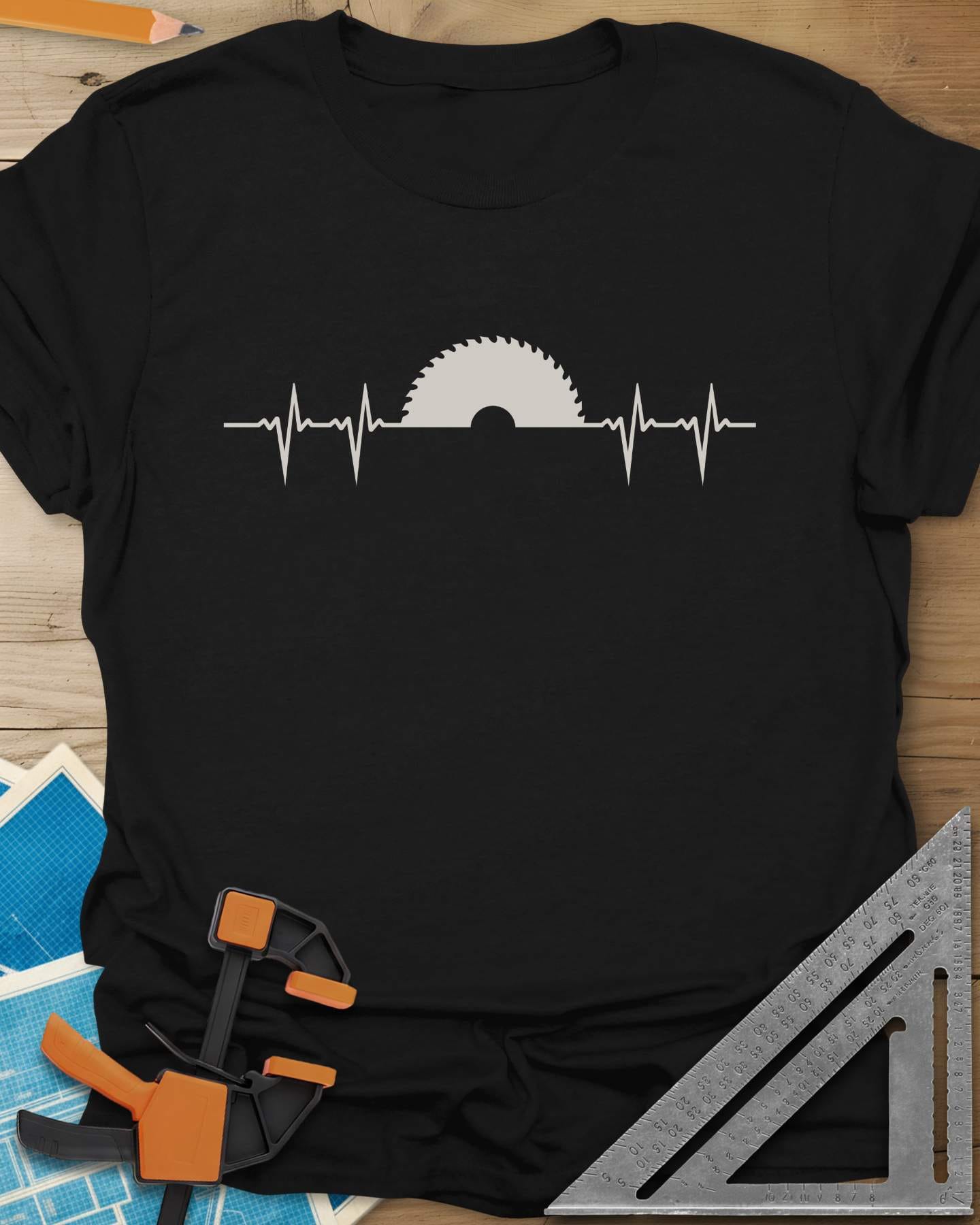 Woodworker Heartbeat Tee